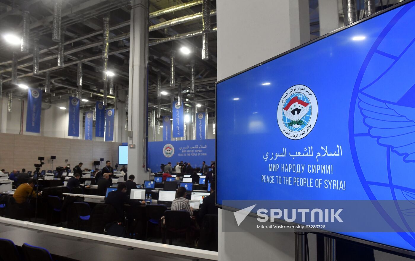 Preparations for Congress of Syrian National Dialog in Sochi