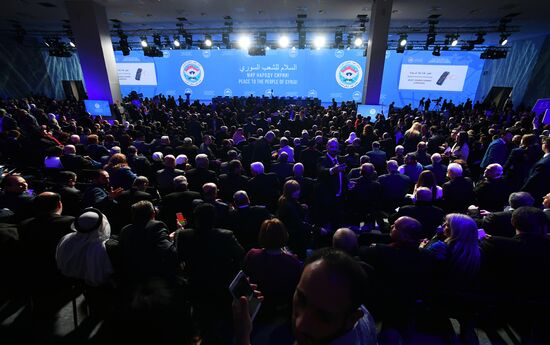 Sochi hosts Syrian National Dialogue Congress