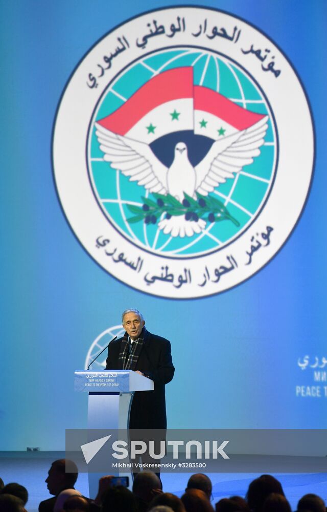 Sochi hosts Syrian National Dialogue Congress