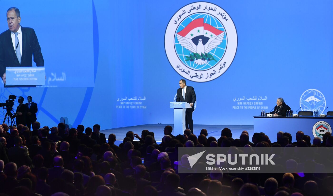 Sochi hosts Syrian National Dialogue Congress