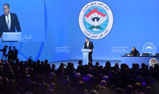 Sochi hosts Syrian National Dialogue Congress