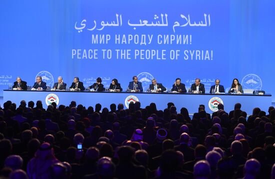 Sochi hosts Syrian National Dialogue Congress