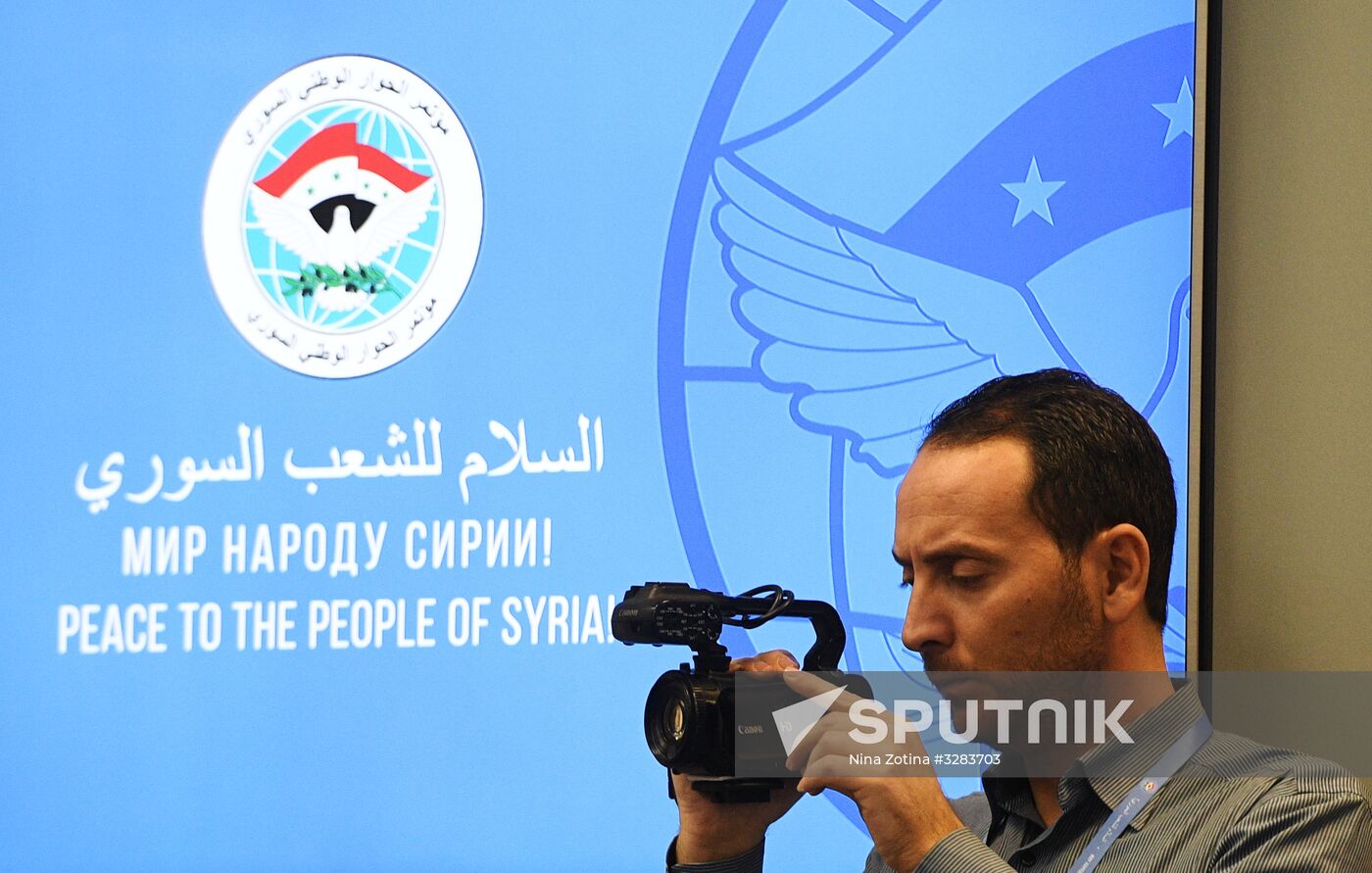Sochi hosts Syrian National Dialogue Congress