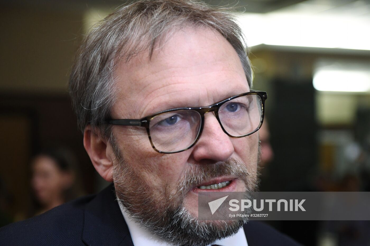 Submitting signatures in support of Boris Titov's registration as presidential candidate