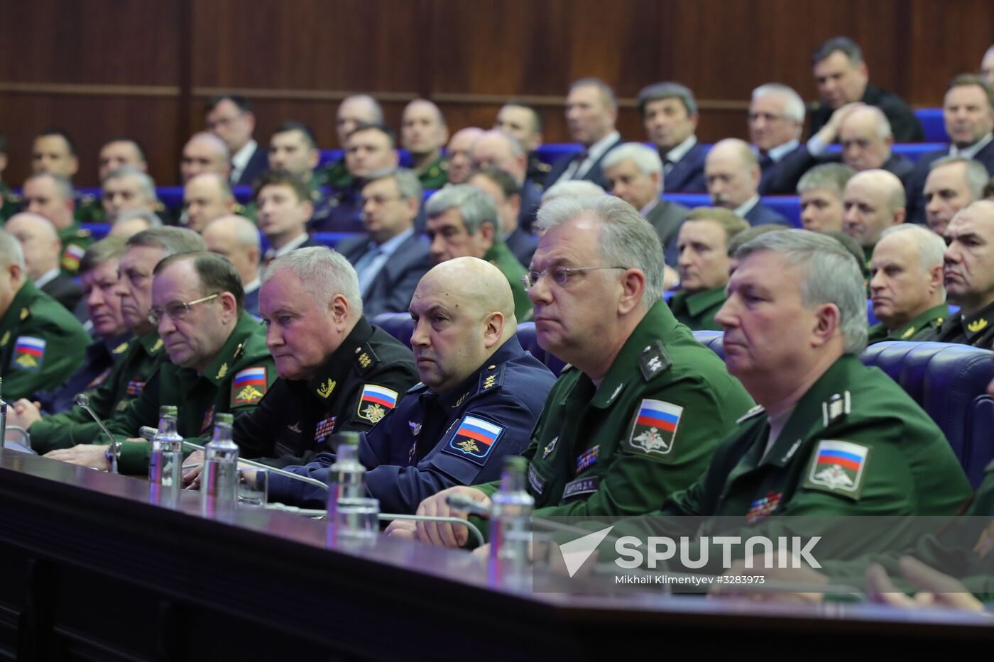 President Vladimir Putin tours Russia's National Defense Control Center