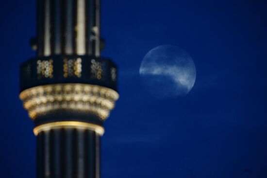 Supermoon in Grozny
