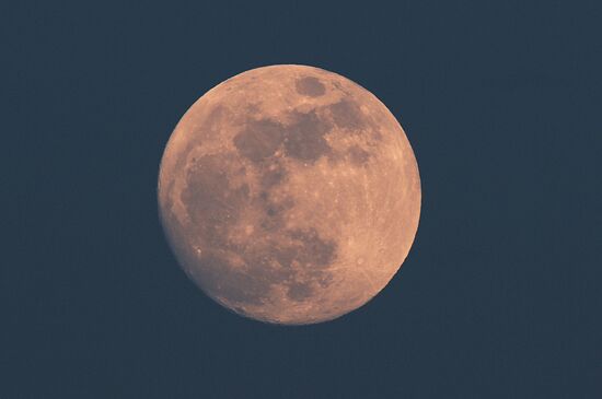 Supermoon in Grozny