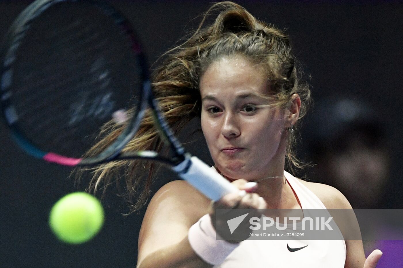 Tennis. St. Petersburg Ladies Trophy 2018. Day four