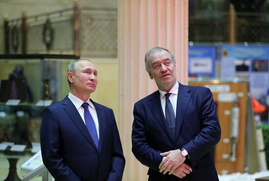President Vladimir Putin visits Russia's National Defense Control Center