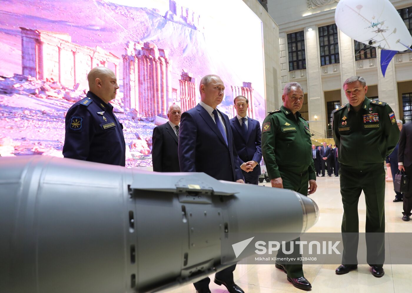 President Vladimir Putin visits Russia's National Defense Control Center