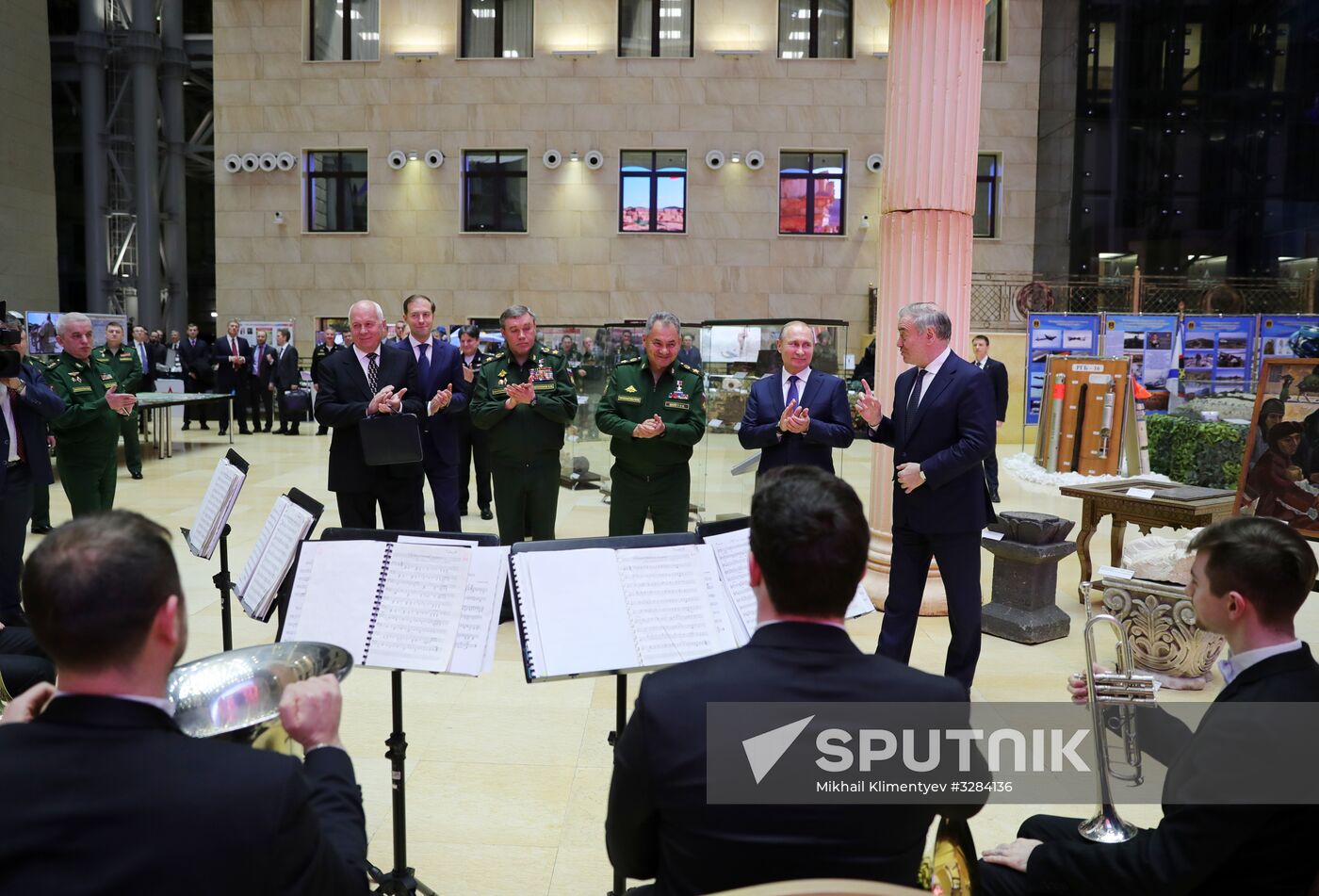 President Vladimir Putin visits Russia's National Defense Control Center