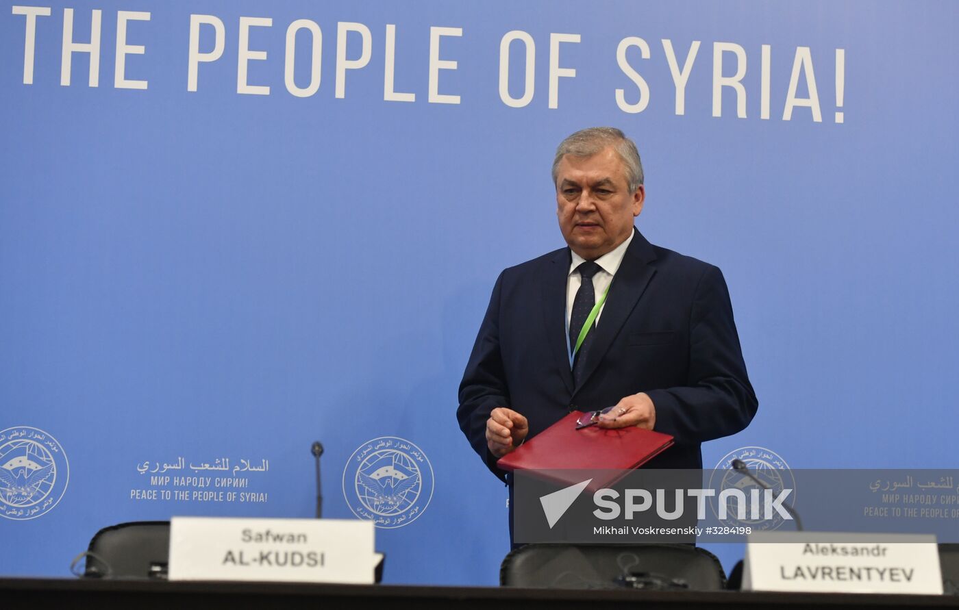 Sochi hosts Syrian National Dialogue Congress