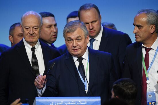 Sochi hosts Syrian National Dialogue Congress