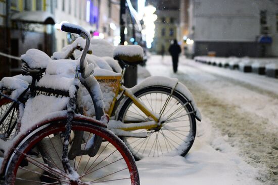 Snow in Moscow