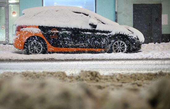 Snow in Moscow