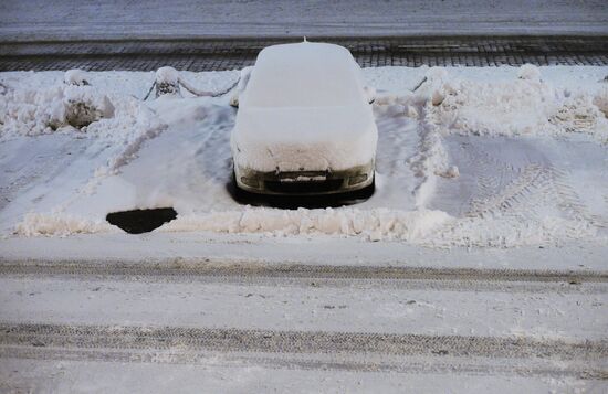 Snow in Moscow