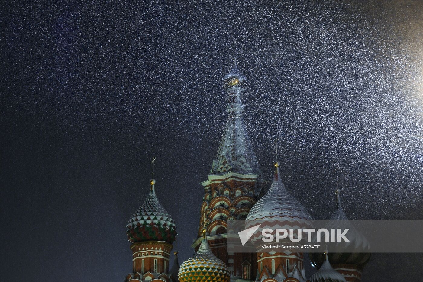 Snow in Moscow