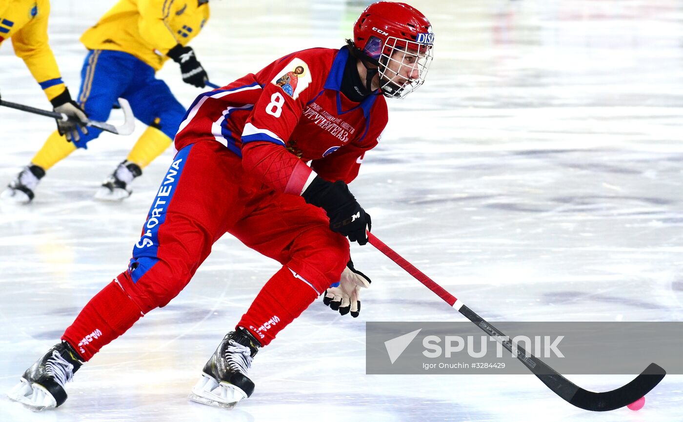 2018 Bandy World Championship. Russia vs. Sweden