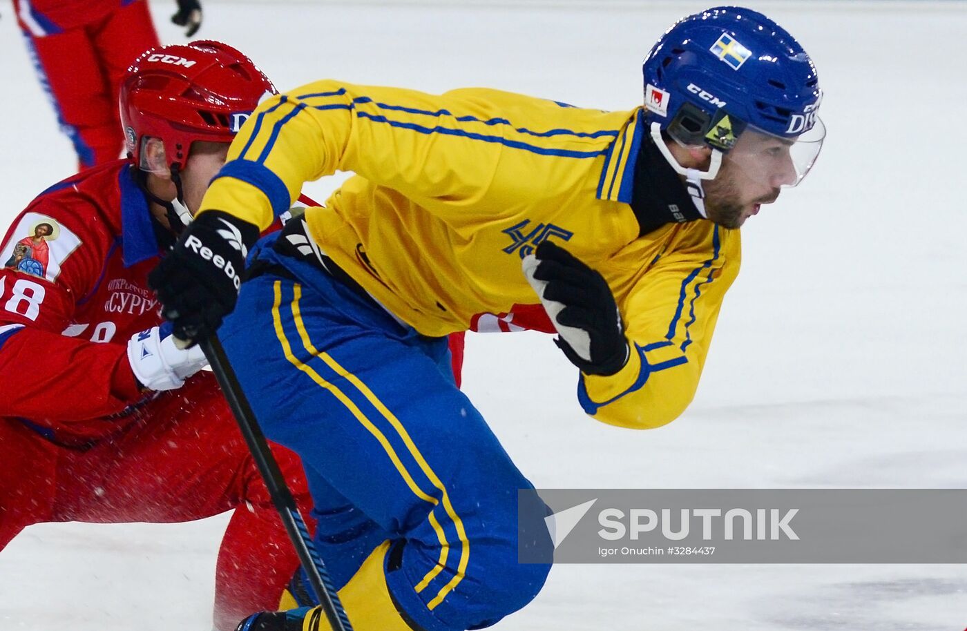 2018 Bandy World Championship. Russia vs. Sweden