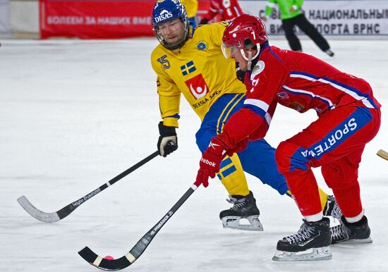 2018 Bandy World Championship. Russia vs. Sweden