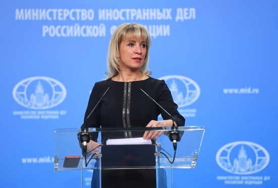 Briefing by Foreign Ministry Spokesperson Maria Zakharova
