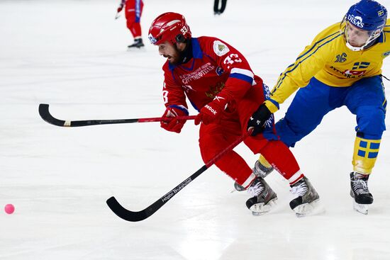 2018 Bandy World Championship. Russia vs. Sweden