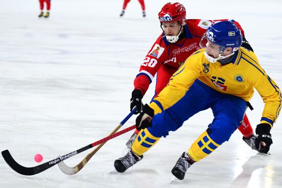 2018 Bandy World Championship. Russia vs. Sweden
