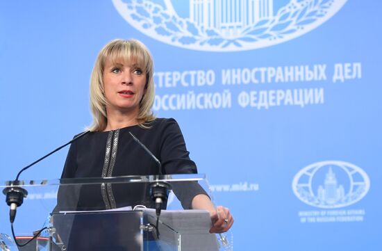 Briefing by Foreign Ministry Spokesperson Maria Zakharova