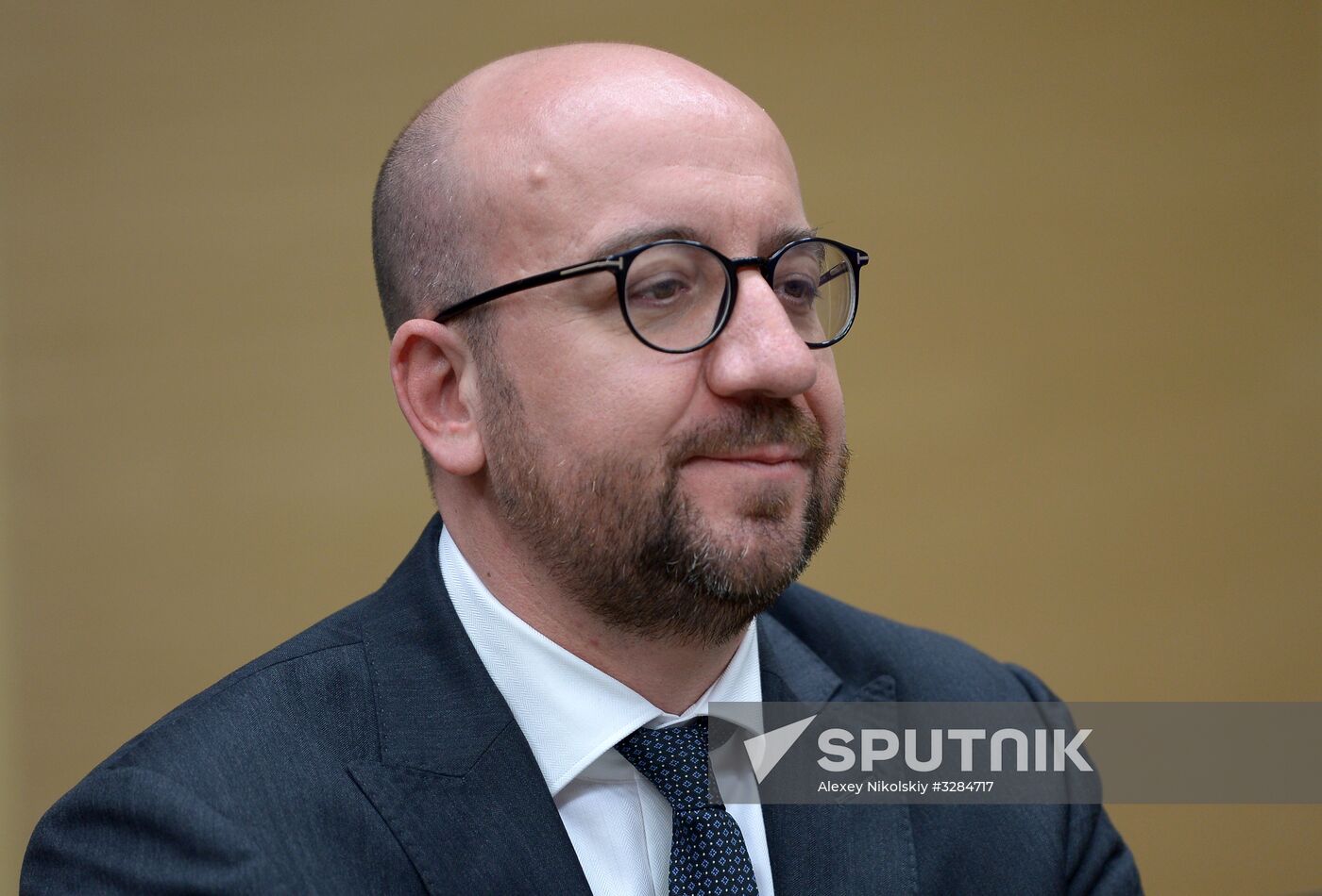 President Vladimir Putin meets with Prime Minister of Belgium Charles Michel