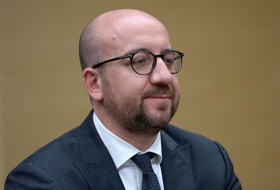 President Vladimir Putin meets with Prime Minister of Belgium Charles Michel