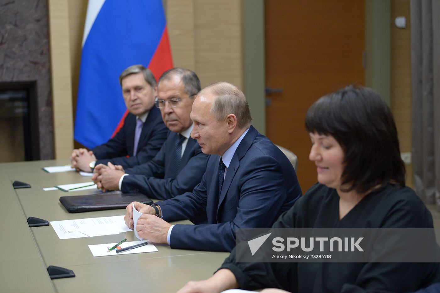 President Vladimir Putin meets with Prime Minister of Belgium Charles Michel