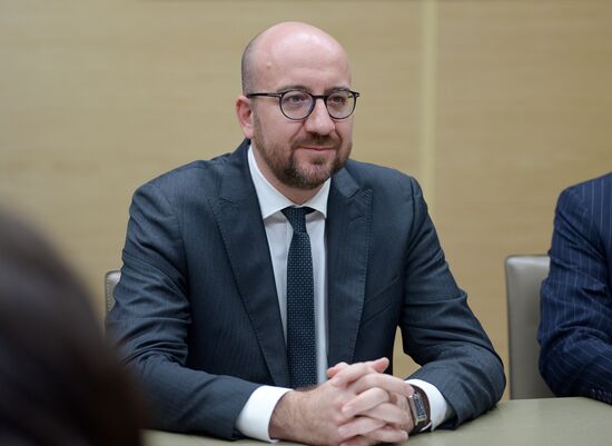 President Vladimir Putin meets with Prime Minister of Belgium Charles Michel