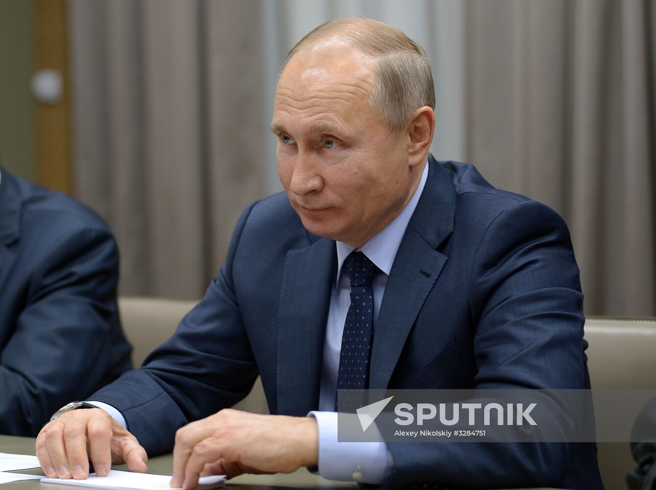 President Vladimir Putin meets with Prime Minister of Belgium Charles Michel