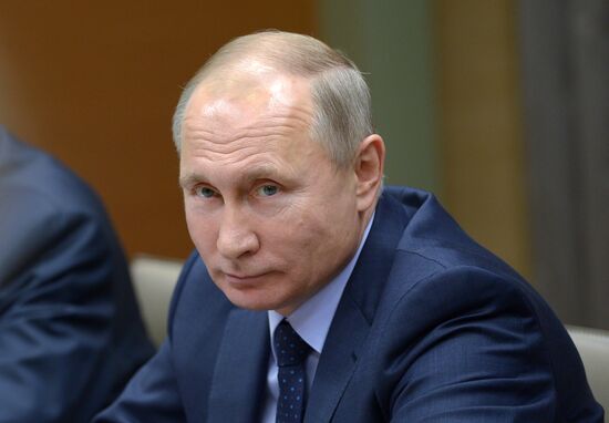 President Vladimir Putin meets with Prime Minister of Belgium Charles Michel