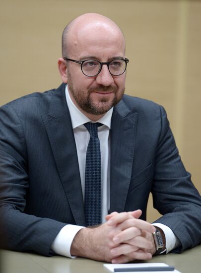 President Vladimir Putin meets with Prime Minister of Belgium Charles Michel