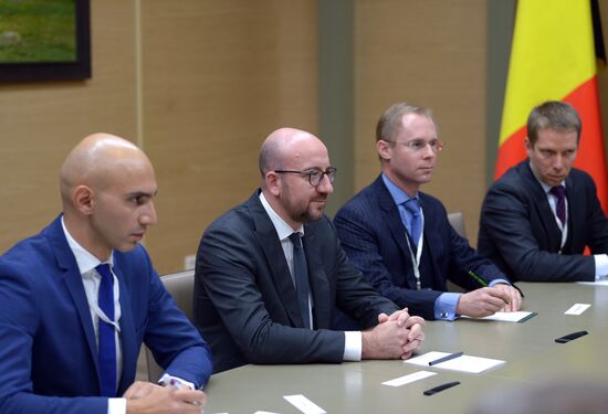 President Vladimir Putin meets with Prime Minister of Belgium Charles Michel