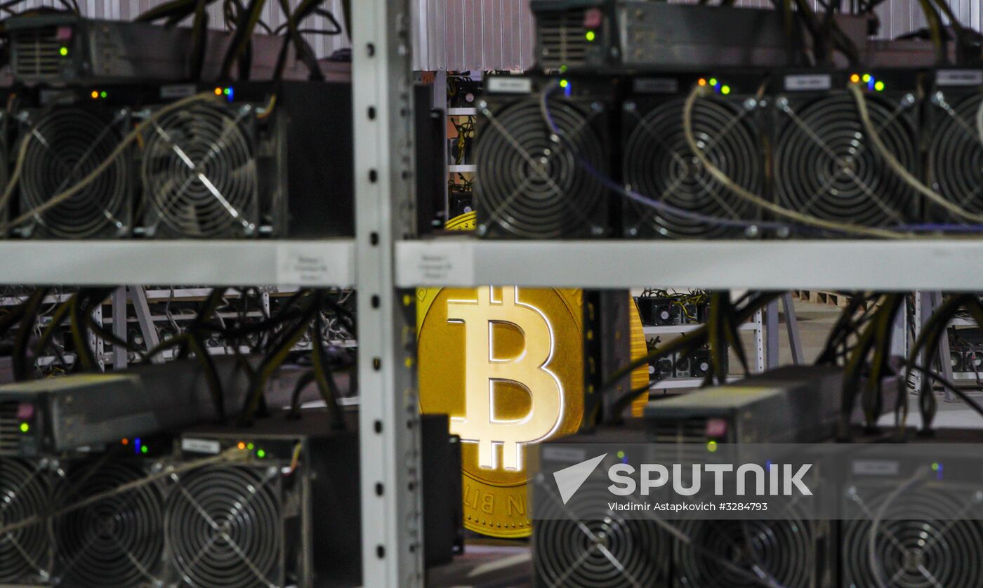 Crypto mining farm at Moscow Science Park