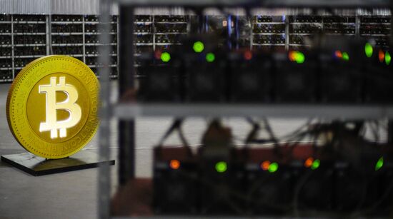 Crypto mining farm at Moscow Science Park