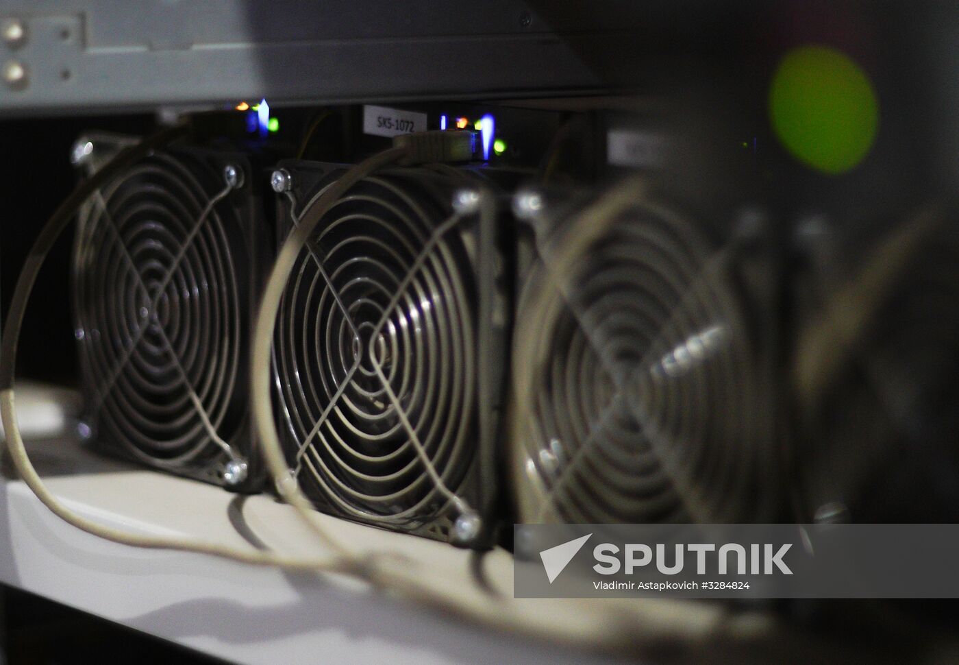 Crypto mining farm at Moscow Science Park