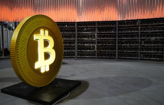 Crypto mining farm at Moscow Science Park