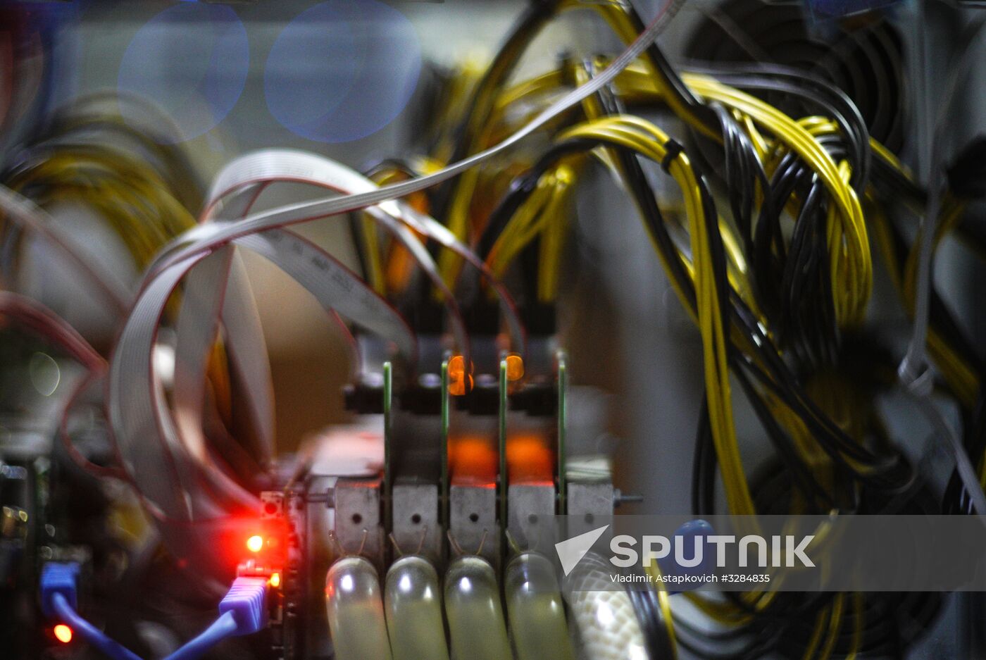 Crypto mining farm at Moscow Science Park
