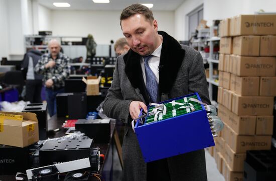 Crypto mining farm at Moscow Science Park
