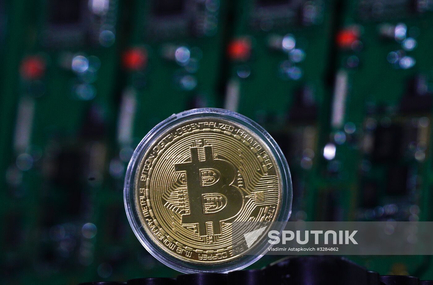 Crypto mining farm at Moscow Science Park