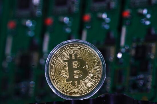 Crypto mining farm at Moscow Science Park