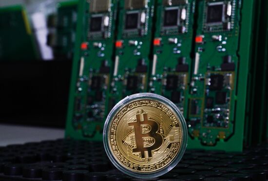 Crypto mining farm at Moscow Science Park