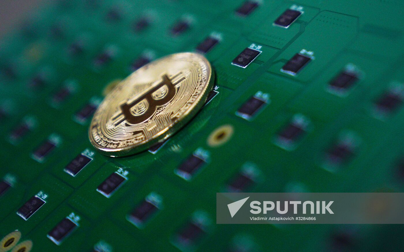 Crypto mining farm at Moscow Science Park