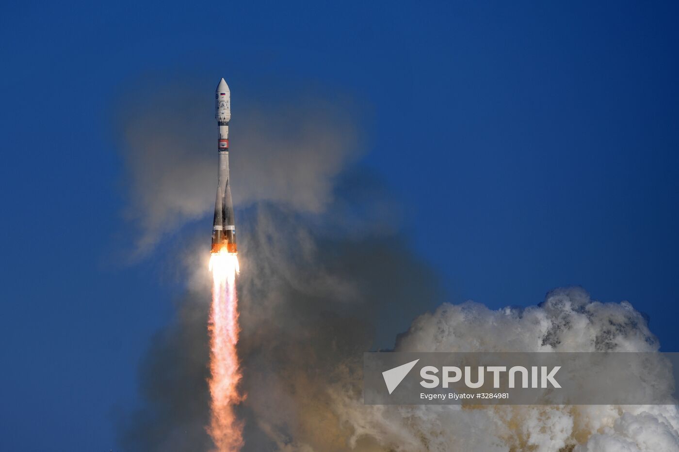 Soyuz-2.1a launches from Vostochny Space Center