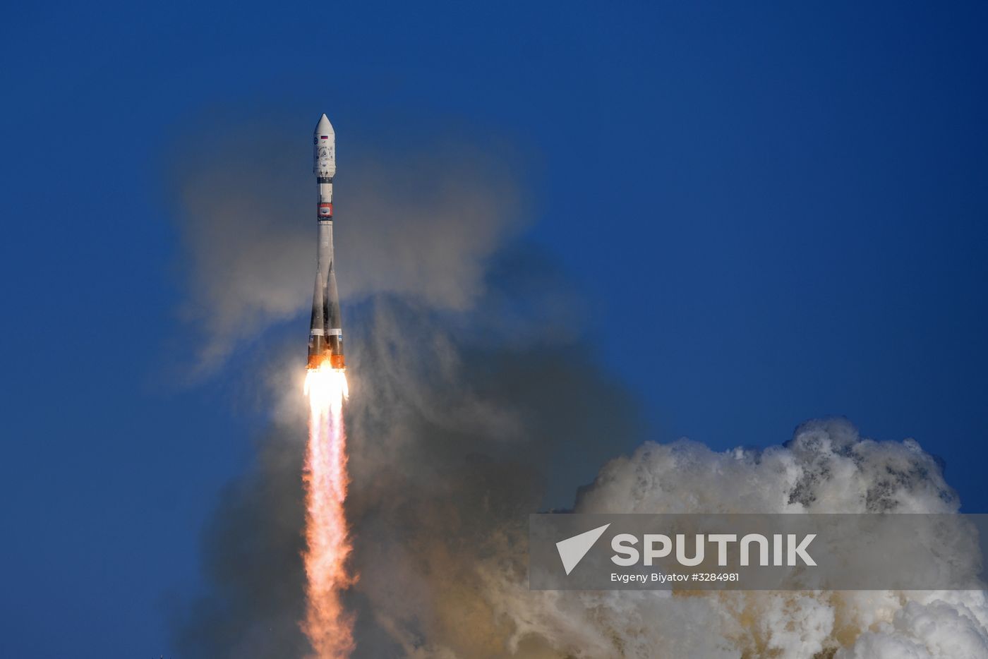 Soyuz-2.1a launches from Vostochny Space Center