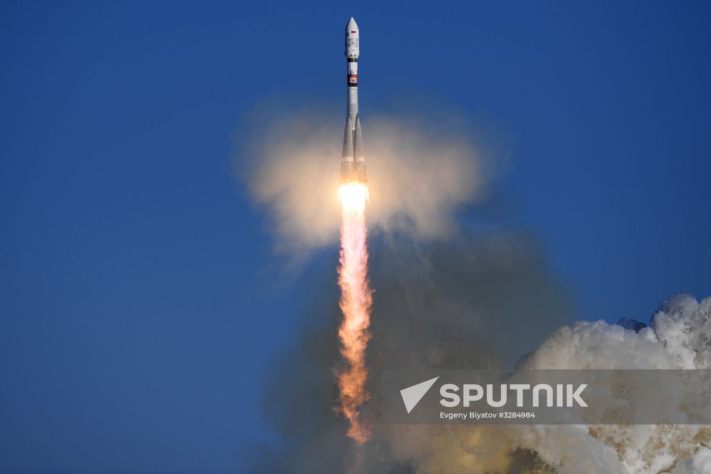 Soyuz-2.1a launches from Vostochny Space Center