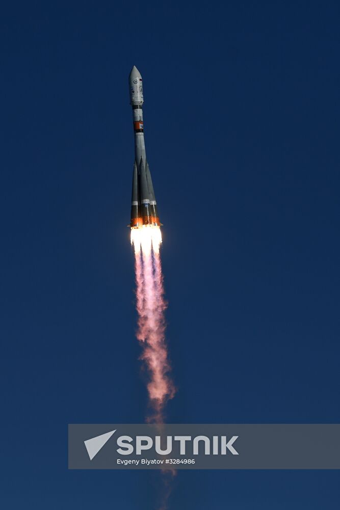 Soyuz-2.1a launches from Vostochny Space Center